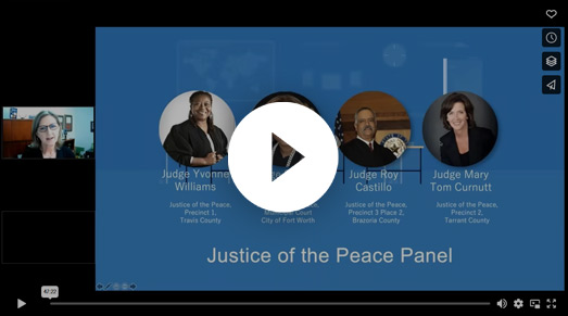 Justice of the Peace Panel Video Cover