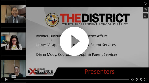 Ysleta ISD, Excellence Video Graphic